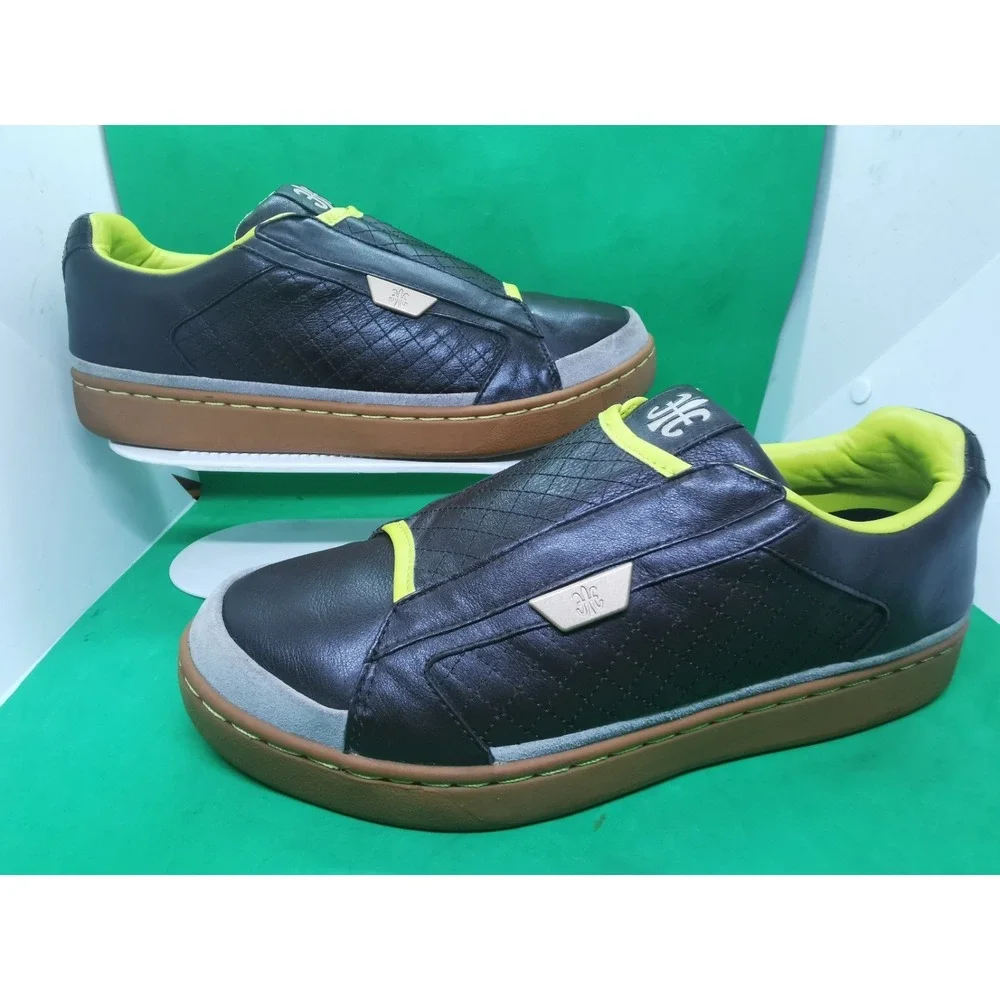 Royal Elastics Icon Lux Brown Lemon Men Size 10.5 Slip On Casual Shoes 0234230